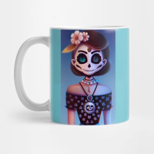 sassy sugar skull girl Mug